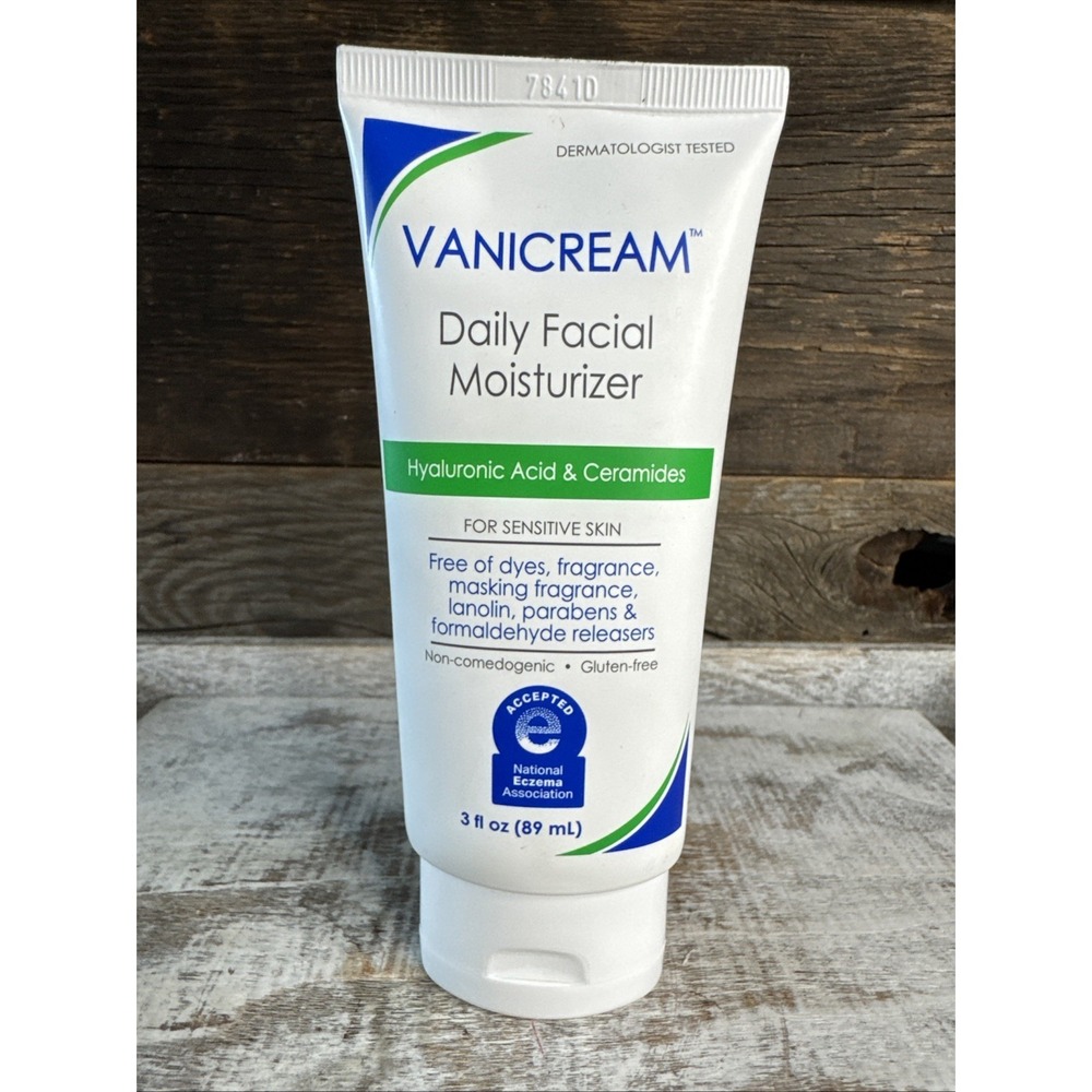 Vanicream Daily Facial Moisturizer 3oz Ceramides HA New | MSRP = $15